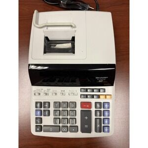 Sharp EL-1197PIII 12-Digit‎ Printing Calculator W tape rolls-SEE DESCRPTION